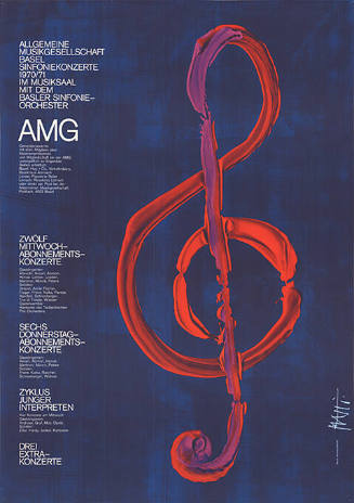 AMG, Sinfoniekonzerte, 1970/71