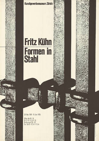 Fritz Kühn, Formen in Stahl, Kunstgewerbemuseum Zürich