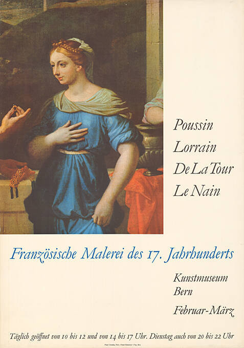 Französische Malerei des 17. Jahrhunderts, Kunstmuseum Bern