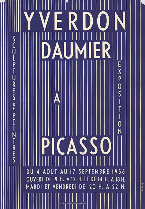 Daumier à Picasso, Exposition sculptures de peintres, Yverdon