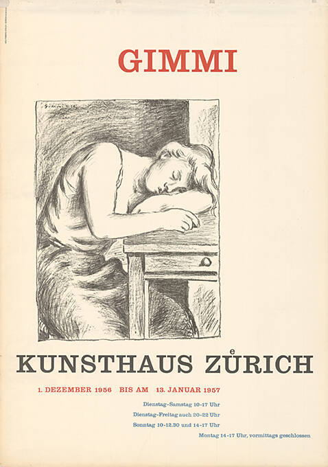 Gimmi, Kunsthaus Zürich