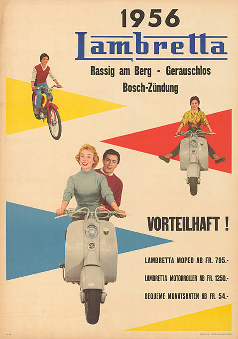 1956, Lambretta, Vorteilhaft!