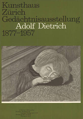 Gedächtnisausstellung Adolf Dietrich 1877–1957, Kunsthaus Zürich