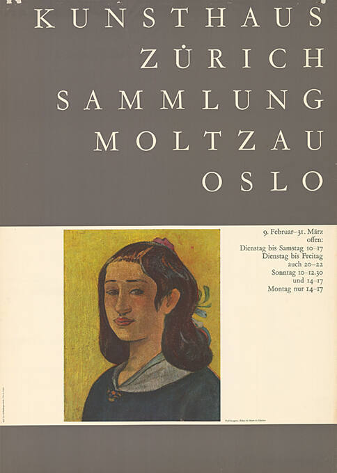 Sammlung Moltzau Oslo, Kunsthaus Zürich