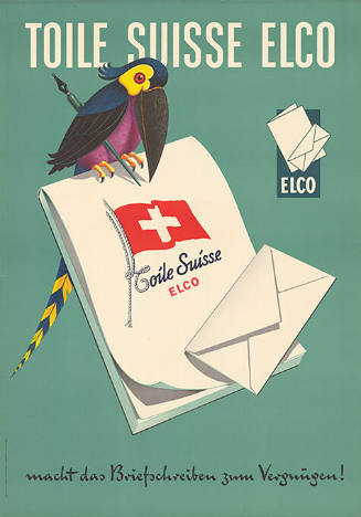 Toile Suisse Elco, Macht das Briefeschreiben zum Vergnügen!