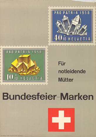 Bundesfeier-Marken, für notleidende Mütter