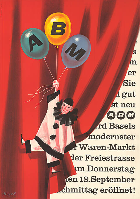 ABM, wird Basels modernster Waren-Markt der Freiestrasse am Donnerstag den 18. September Nachmittag eröffnet!