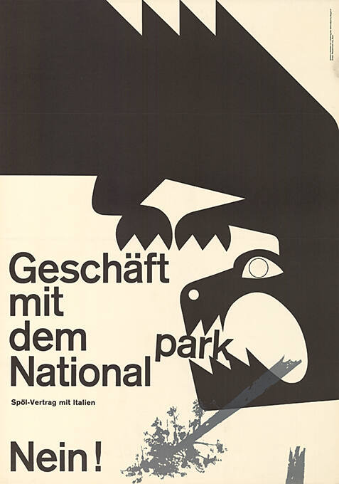 Geschäft mit dem Nationalpark, Nein!