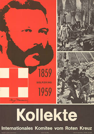 1859, Solferino, 1959, Kollekte, Internationales Komitee vom Roten Kreuz