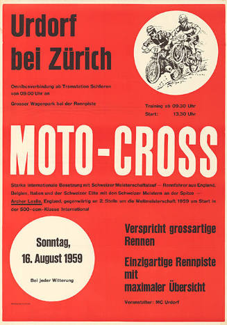 Urdorf bei Zürich, Moto-Cross