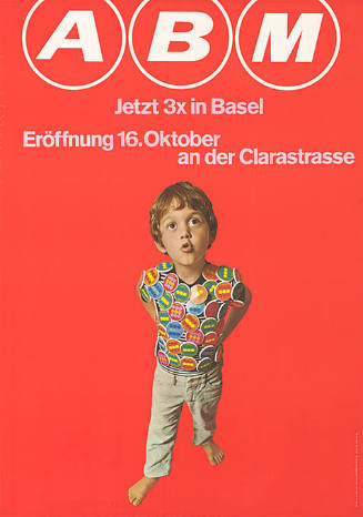 ABM, Jetzt 3× in Basel, Eröffnung 16. Oktober an der Clarastrasse