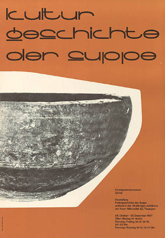 Kulturgeschichte der Suppe, Kunstgewerbemuseum Zürich