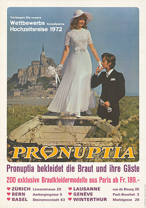 Pronuptia bekleidet die Braut und ihre Gäste