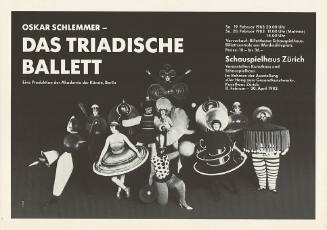 Das Triadische Ballett, Oskar Schlemmer, Schauspielhaus Zürich