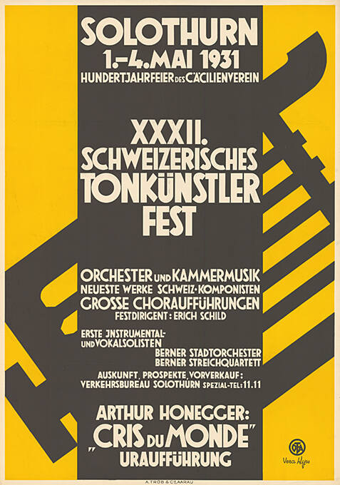 XXXII. Schweizerisches Tonkünstlerfest, Solothurn