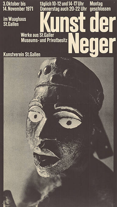 Kunst der Neger, Waaghaus, St. Gallen