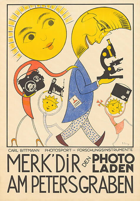 Merk’dir den Photoladen am Petersgraben, Carl Bittmann, Photosport - Forschungsinstrumente