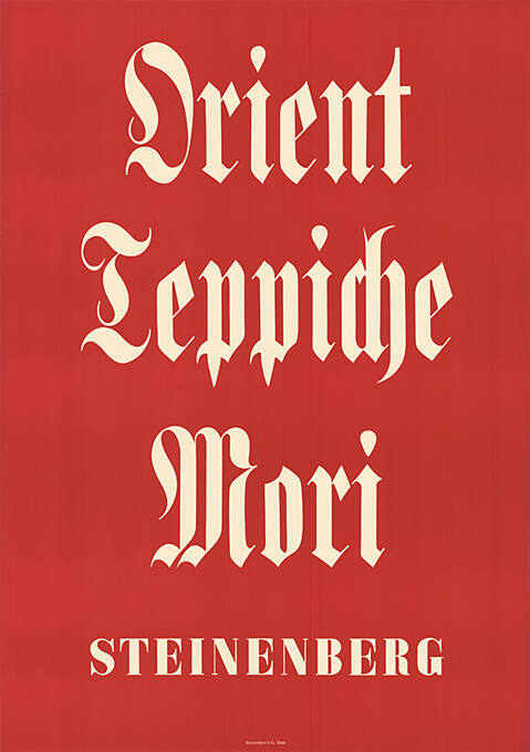 Orient Teppiche Mori, Steinenberg