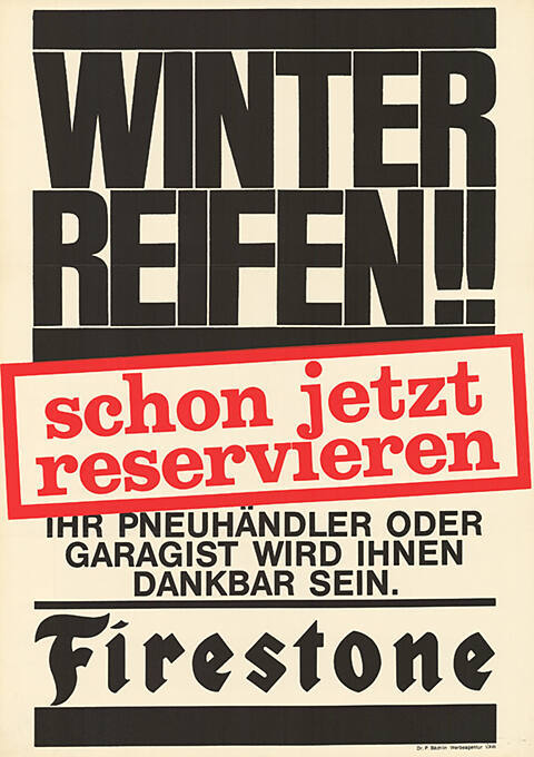 Winterreifen!! schon jetzt reservieren, Firestone