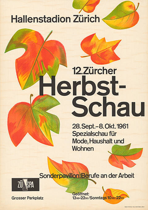 12. Zürcher Herbst-Schau, Hallenstadion Zürich