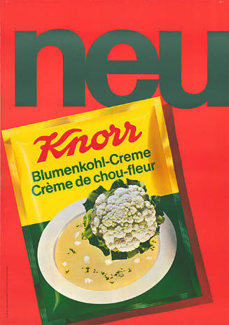 Neu, Knorr Blumenkohl-Creme, Créme de chou-fleur