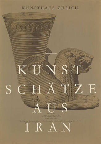 Kunstschätze aus Iran, Kunsthaus Zürich