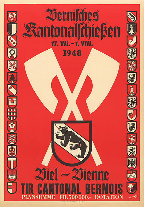 Bernisches Kantonalschiessen, Biel - Bienne, Tir cantonal Bernois