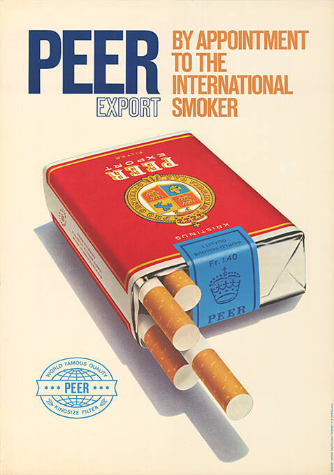 Peer Export, By appointment to the international smoker