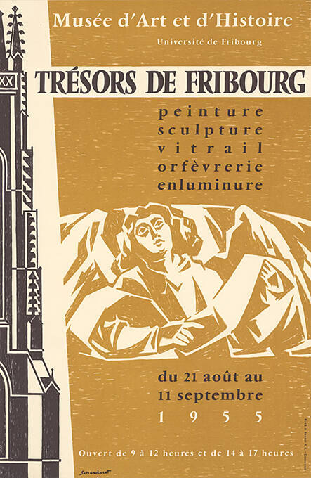 Trésors de Fribourg, Peintre, sculpture, vitrail, orfèvrerie, enluminure, Musée d’Art et d’Histoire, Université de Fribourg