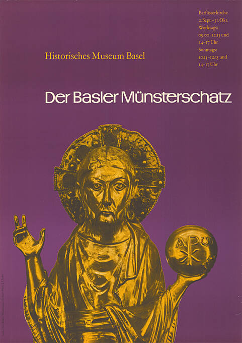 Der Basler Münsterschatz, Historisches Museum Basel