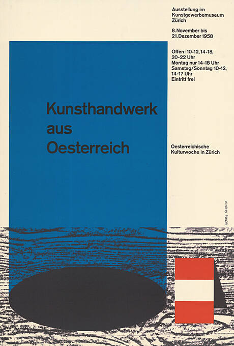 Kunsthandwerk aus Oesterreich, Kunstgewerbemuseum Zürich