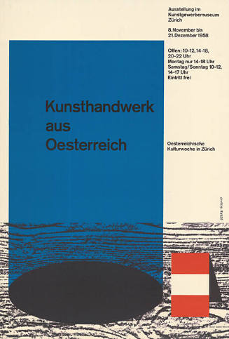 Kunsthandwerk aus Oesterreich, Kunstgewerbemuseum Zürich