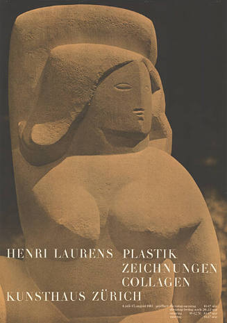 Henri Laurens, Plastik, Zeichnungen, Collagen, Kunsthaus Zürich