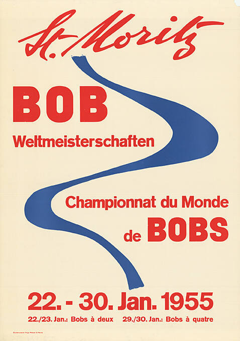 St. Moritz, Bob-Weltmeisterschaften, Championnat du Monde de Bobs