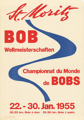 St. Moritz, Bob-Weltmeisterschaften, Championnat du Monde de Bobs