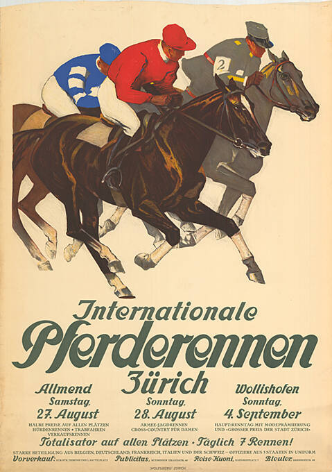 Internationale Pferderennen, Zürich