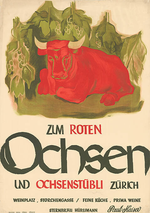 Zum Roten Ochsen und Ochsenstübli, Zürich