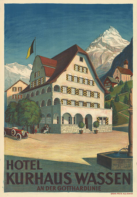 Hotel Kurhaus Wassen, An der Gotthardlinie