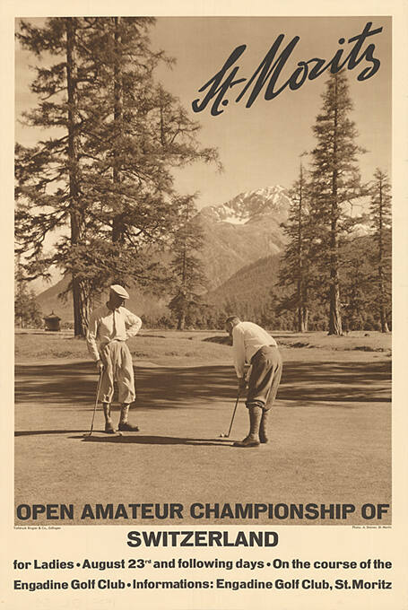 St. Moritz, Open amateur championship of Switzerland