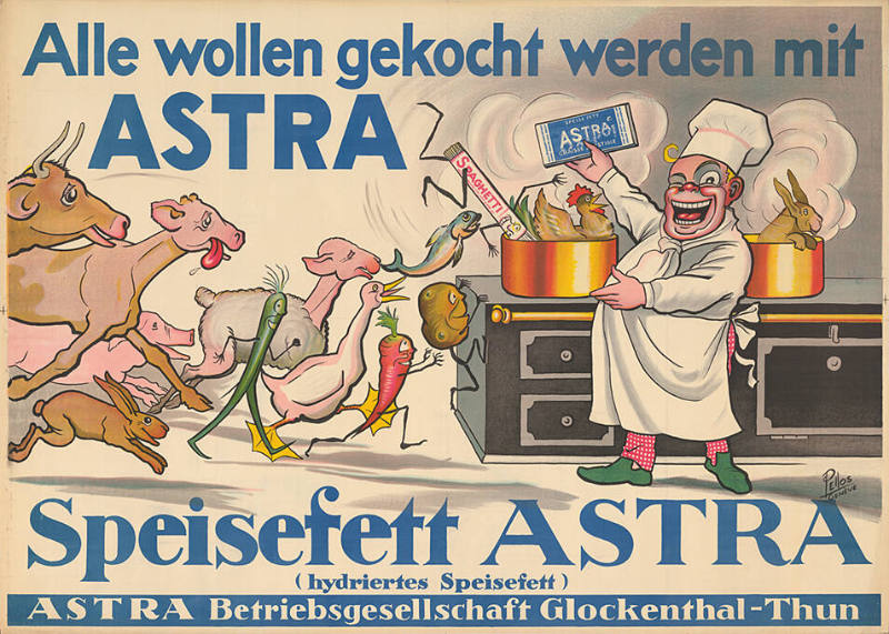 Alle wollen gekocht werden mit Astra, Speisefett Astra