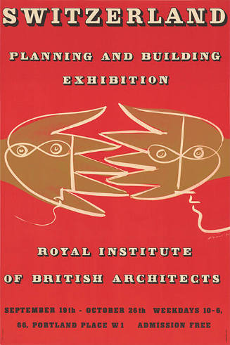 Switzerland, Planning and Building Exhibition, Royal Institute of British Architects, London