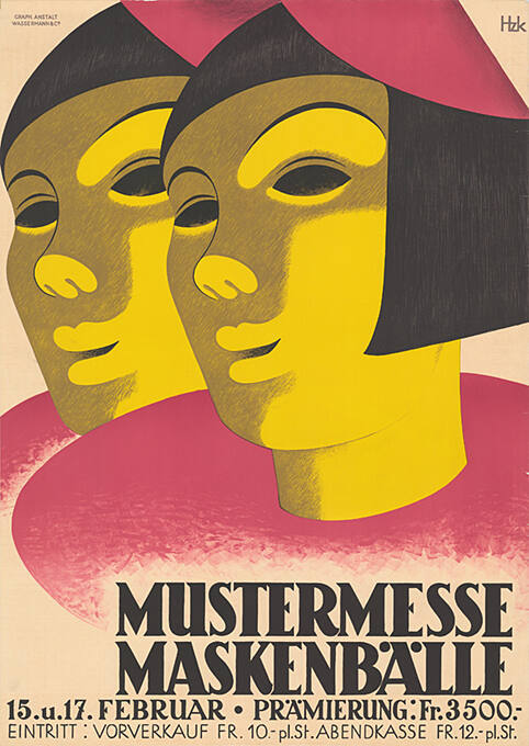 Mustermesse Maskenbälle