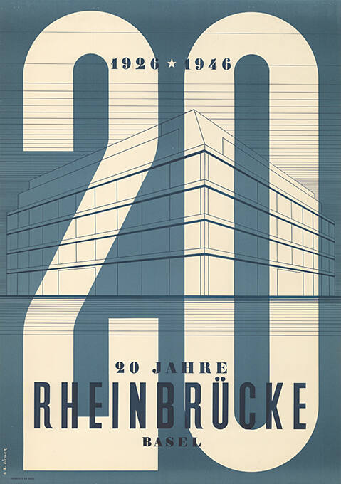 1926–1946, 20 Jahre Rheinbrücke Basel