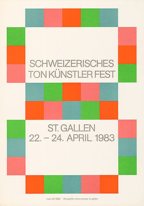 Schweizerisches Tonkünstlerfest, St. Gallen