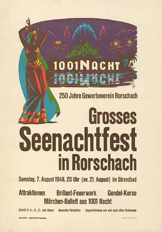 1001 Nacht, Grosses Seenachtfest in Rorschach