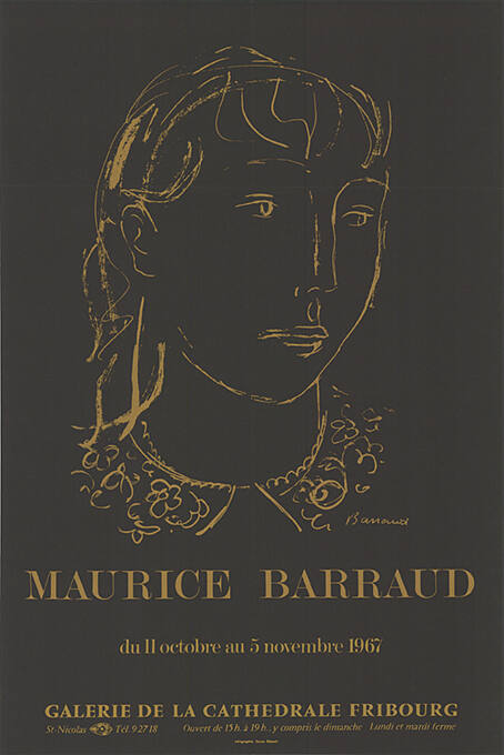 Maurice Barraud, Galerie de la Cathedrale Fribourg