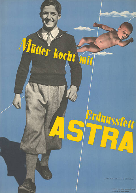 Mütter kocht mit Erdnussfett Astra