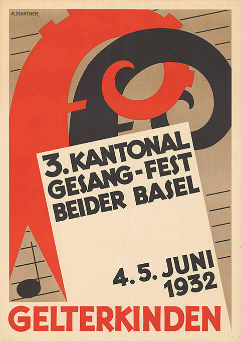 3. Kantonal Gesang-Fest beider Basel, Gelterkinden