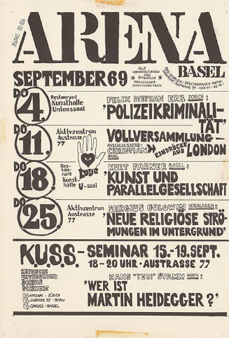 Arena Basel, September 69