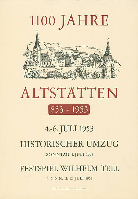 1100 Jahre Altstätten